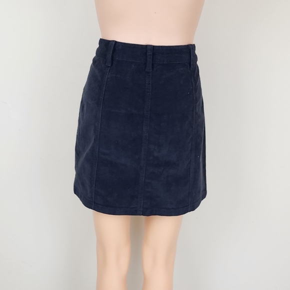 So Corduroy Botton Front  Mid Rise Mini Skirt - Picture 4 of 10